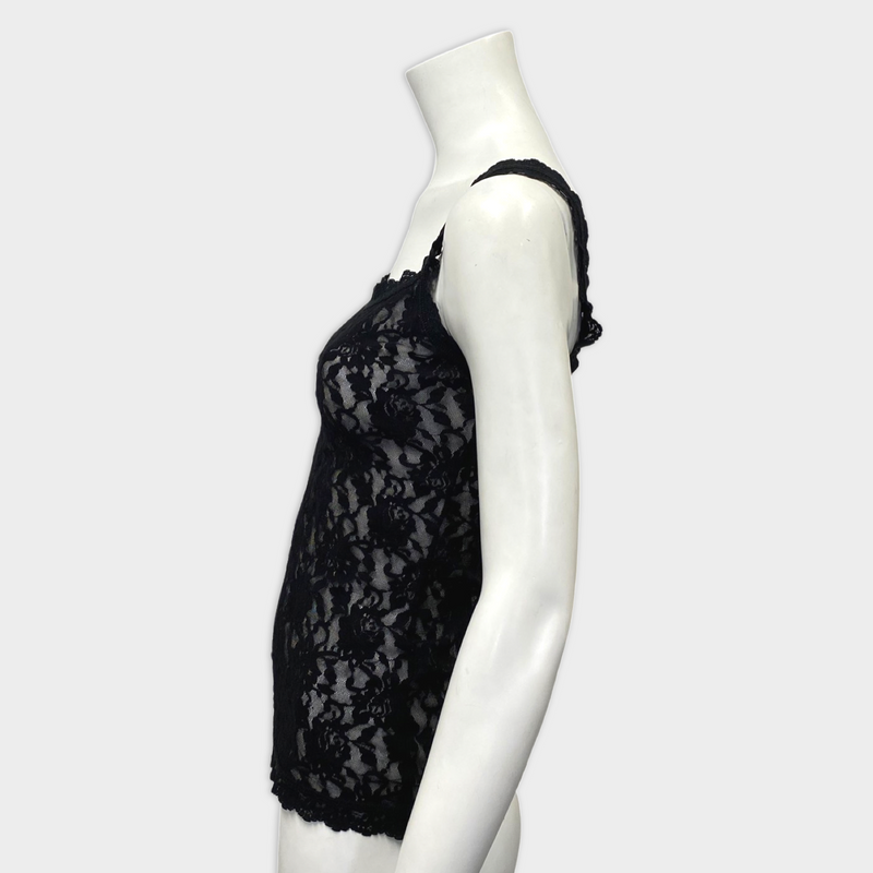 HANKY PANKY black lace cami top