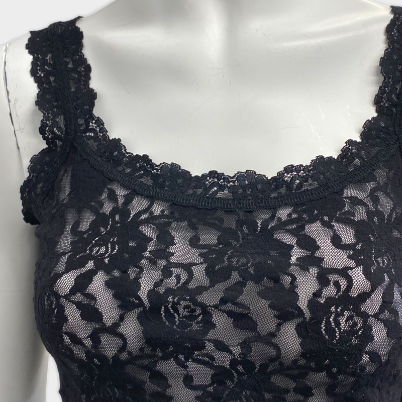 HANKY PANKY black lace cami top