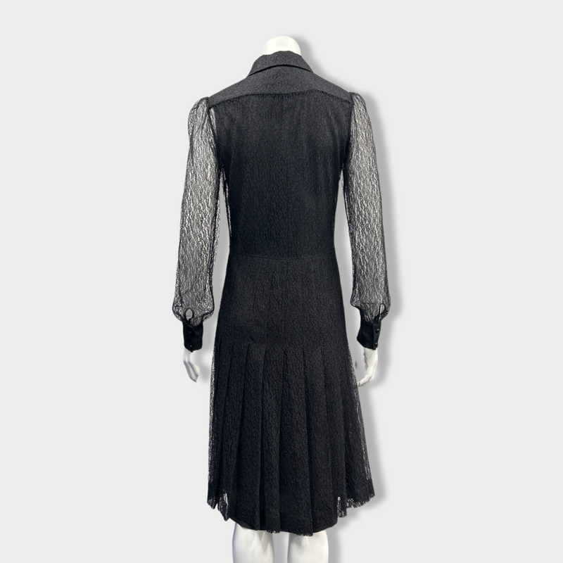 YVES SAINT LAURENT black lace dress