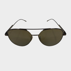 Bottega Veneta Women's Brown Tint Aviator Sunglasses