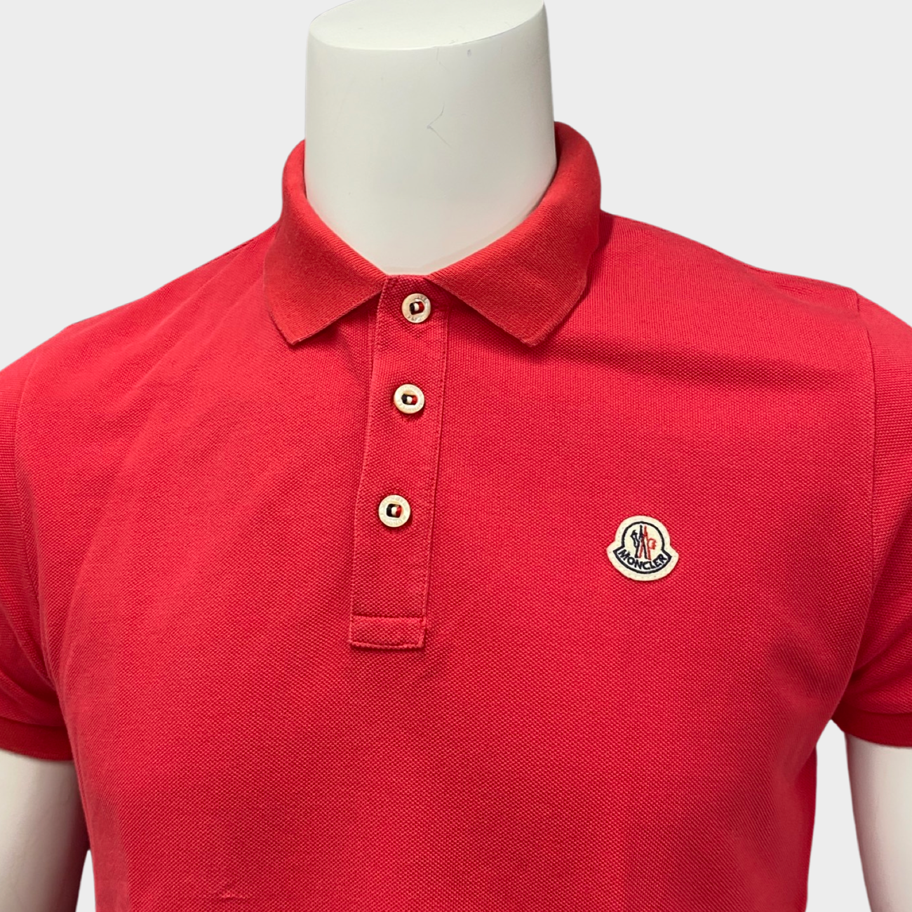 Mens red clearance moncler polo