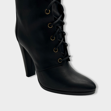 Balmain lace hot sale up boots