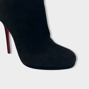 Louboutin suede hot sale boots