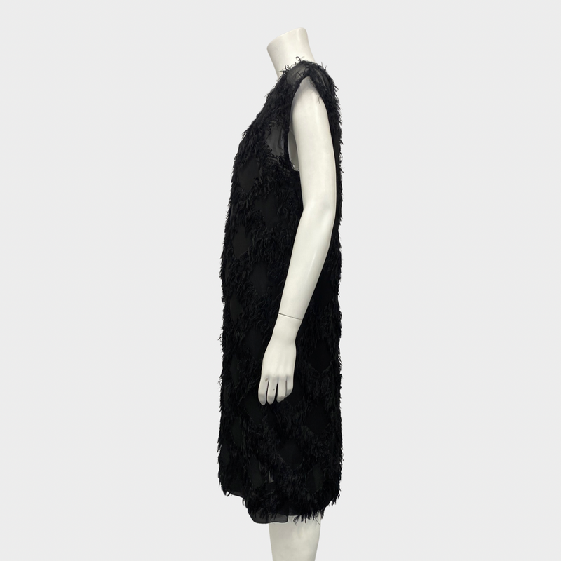 Dries Van Noten mesh fringed dress