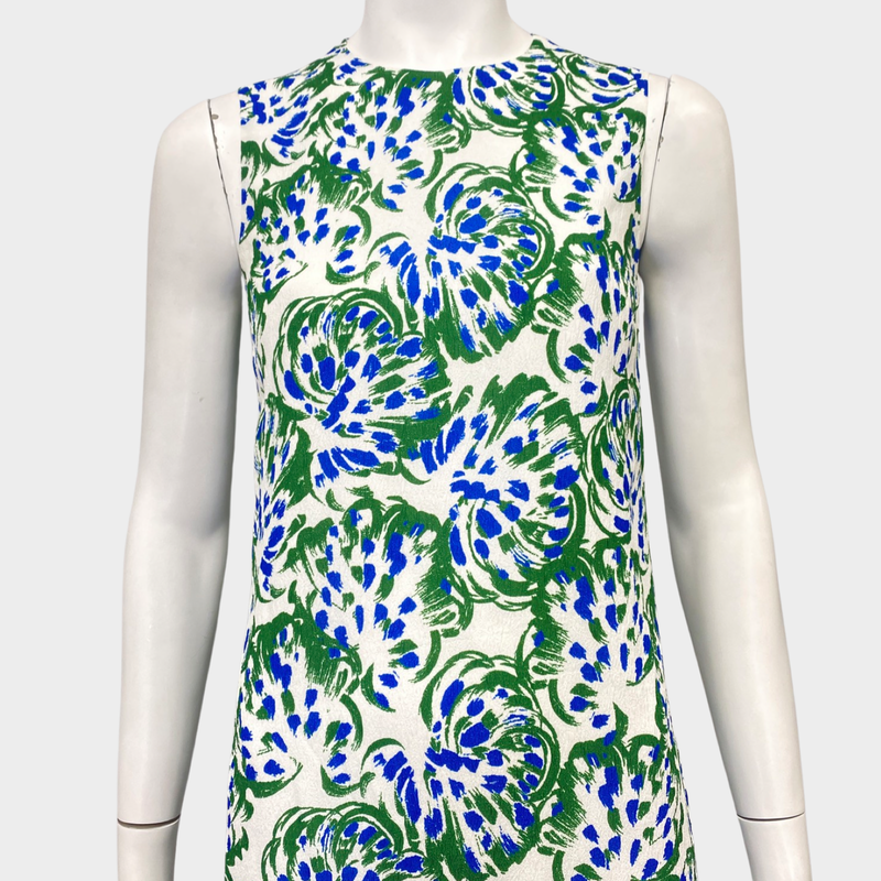 Victoria Beckham floral print viscose sleeveless dress