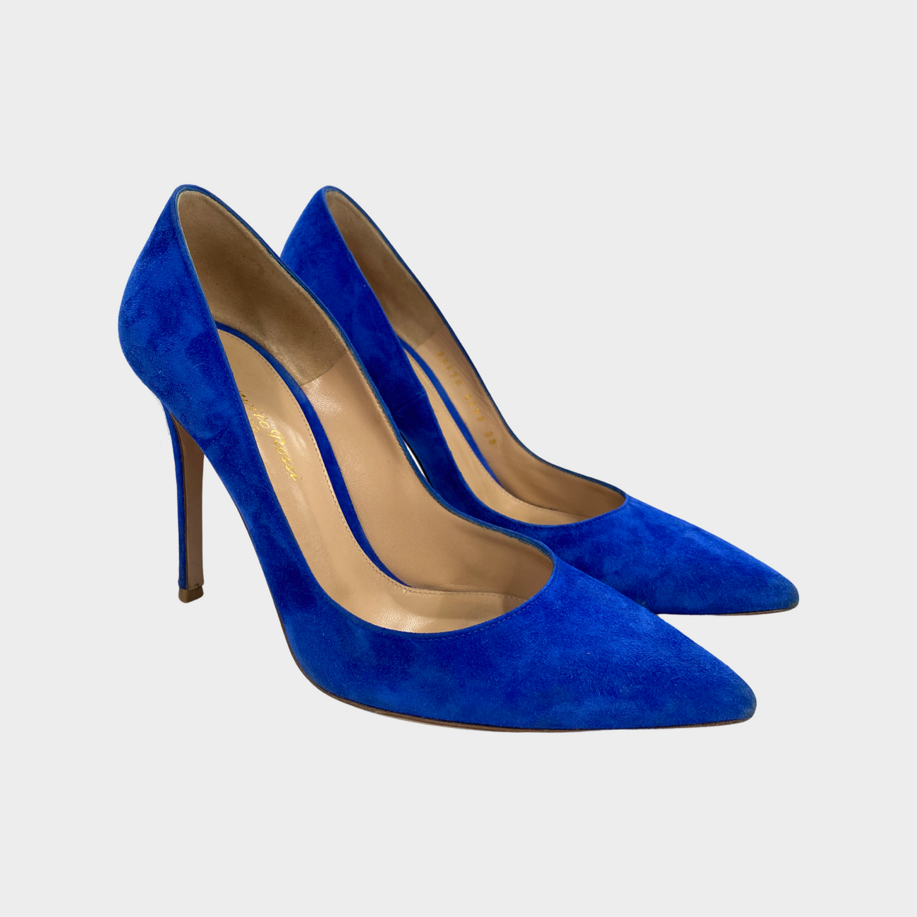 Royal blue suede on sale pumps