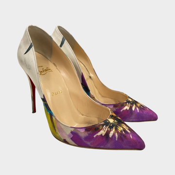 Floral louboutins best sale