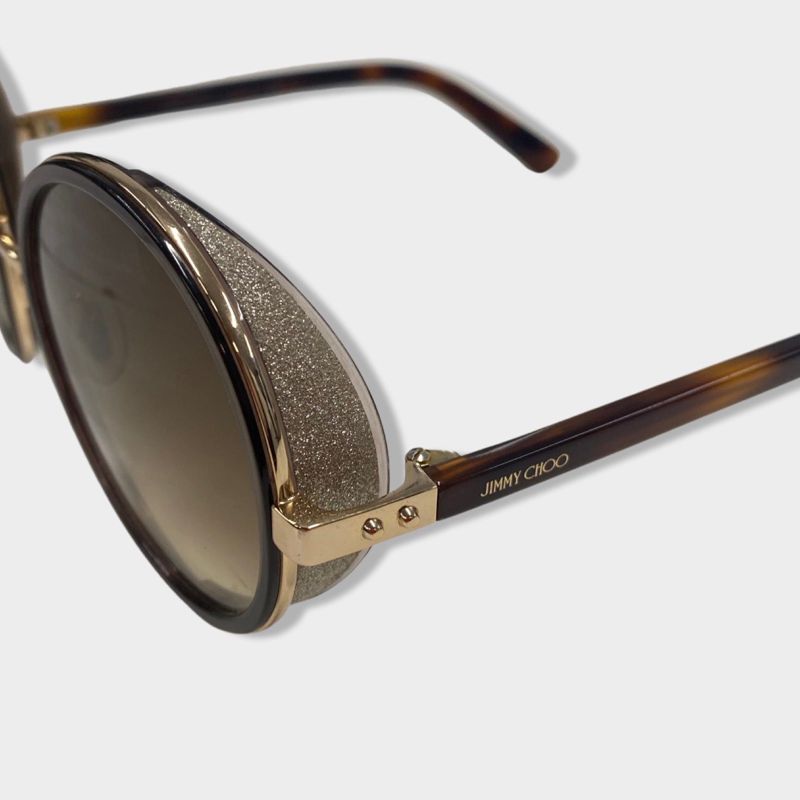 Jimmy choo discount glitter sunglasses