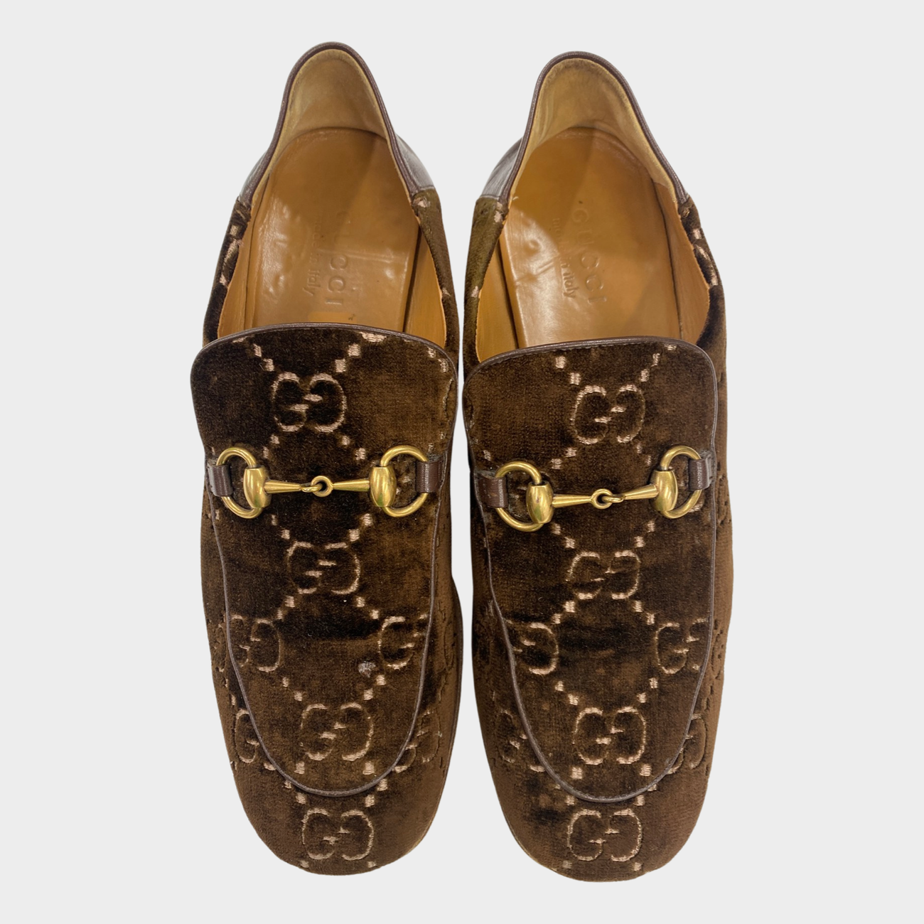 Gucci velvet loafers online mens