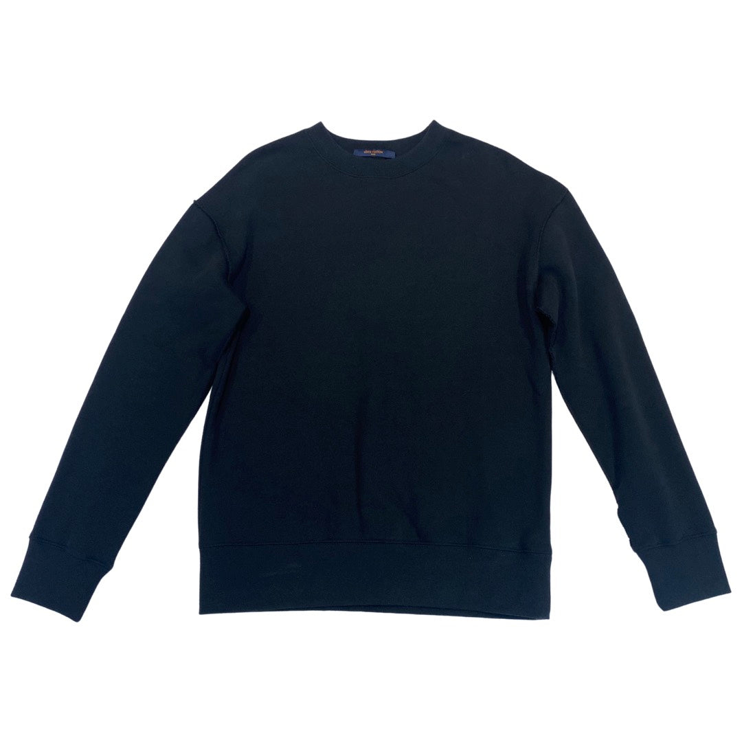 Sweatshirt Louis Vuitton Black size M International in Synthetic - 29729787