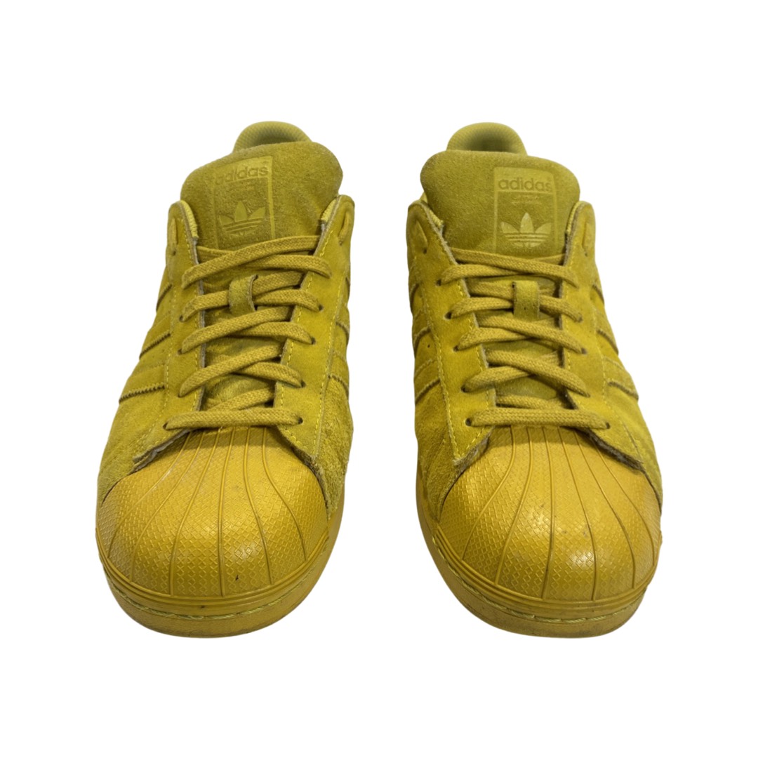 Adidas superstar clearance yellow suede