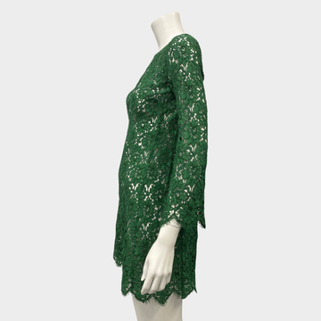 Gucci green lace on sale dress