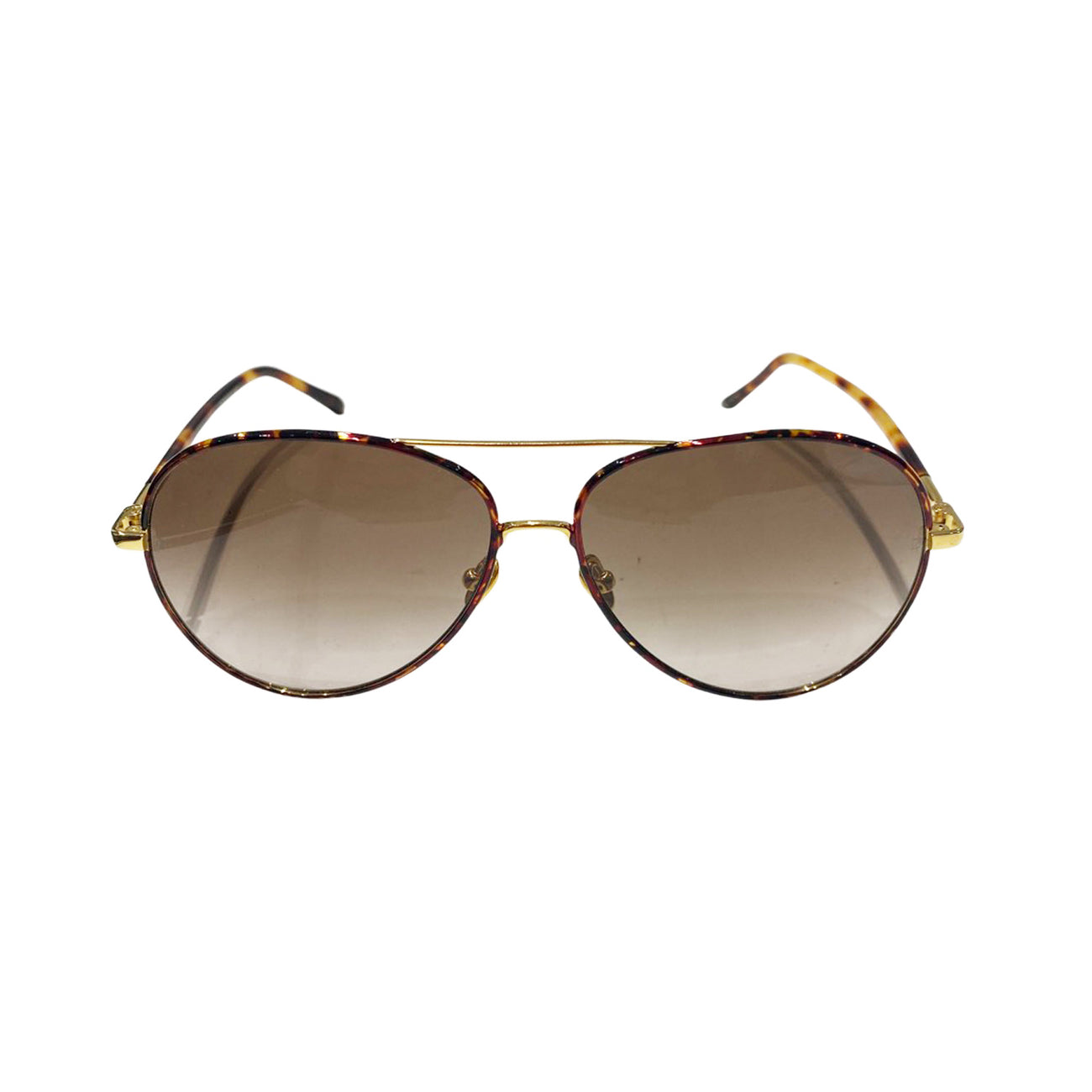 Francisco Aviator Sunglasses in Yellow Gold by LINDA FARROW – Linda Farrow  (EU)