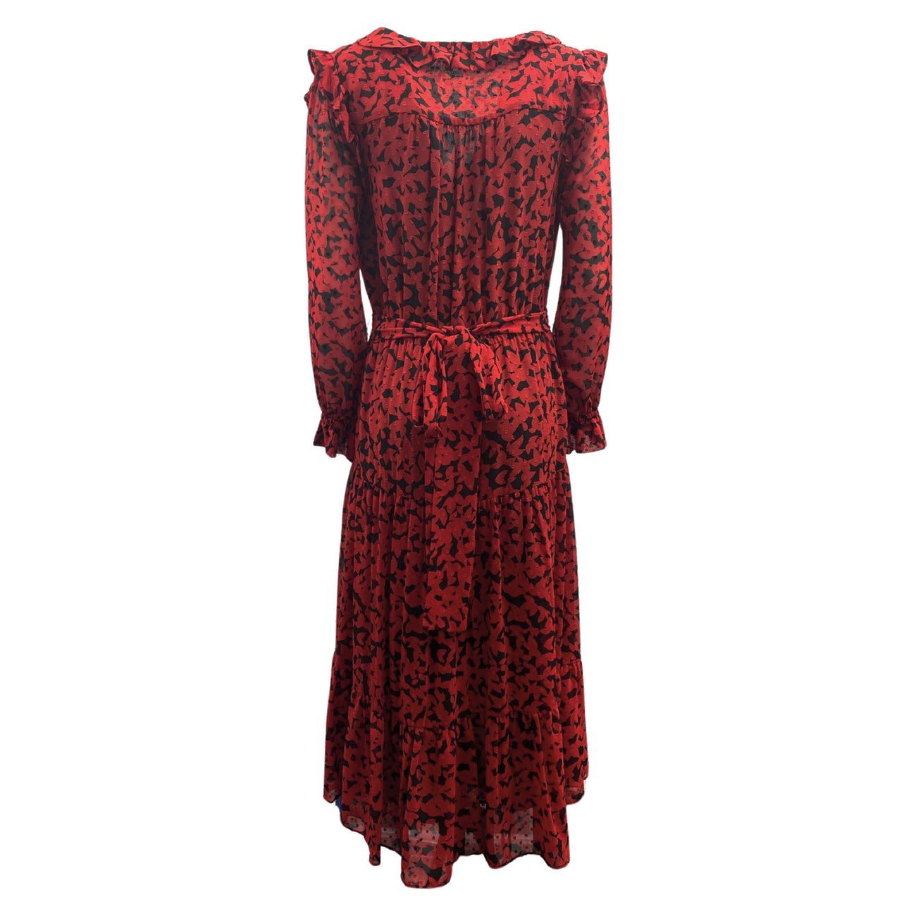 Michael kors red 2024 floral dress