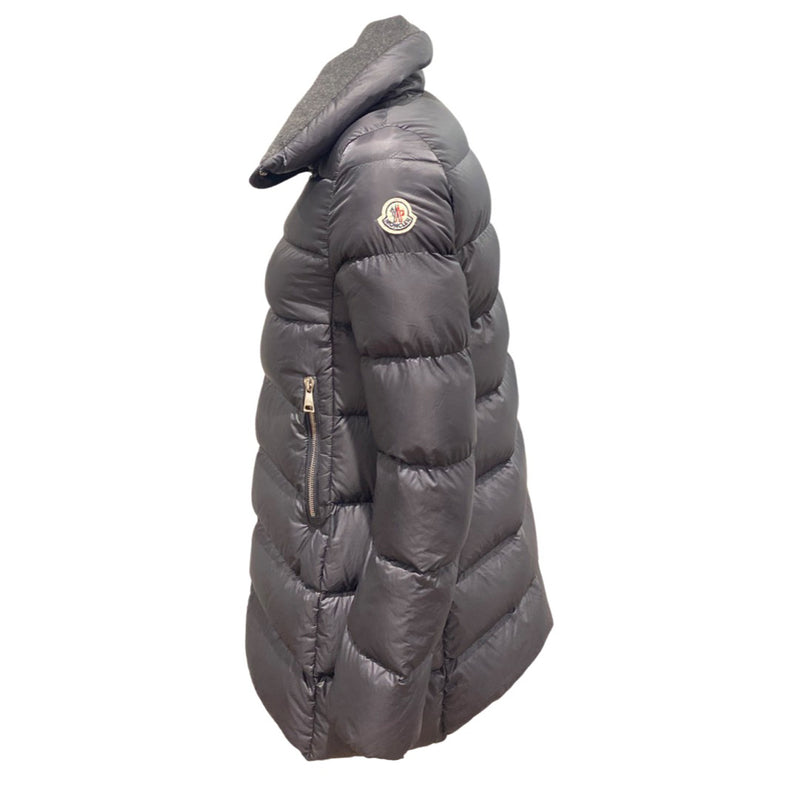 second-hand MONCLER grey puffer jacket | Size XS