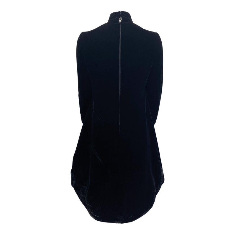 pre-owned PIERRE CARDIN black velvet dress