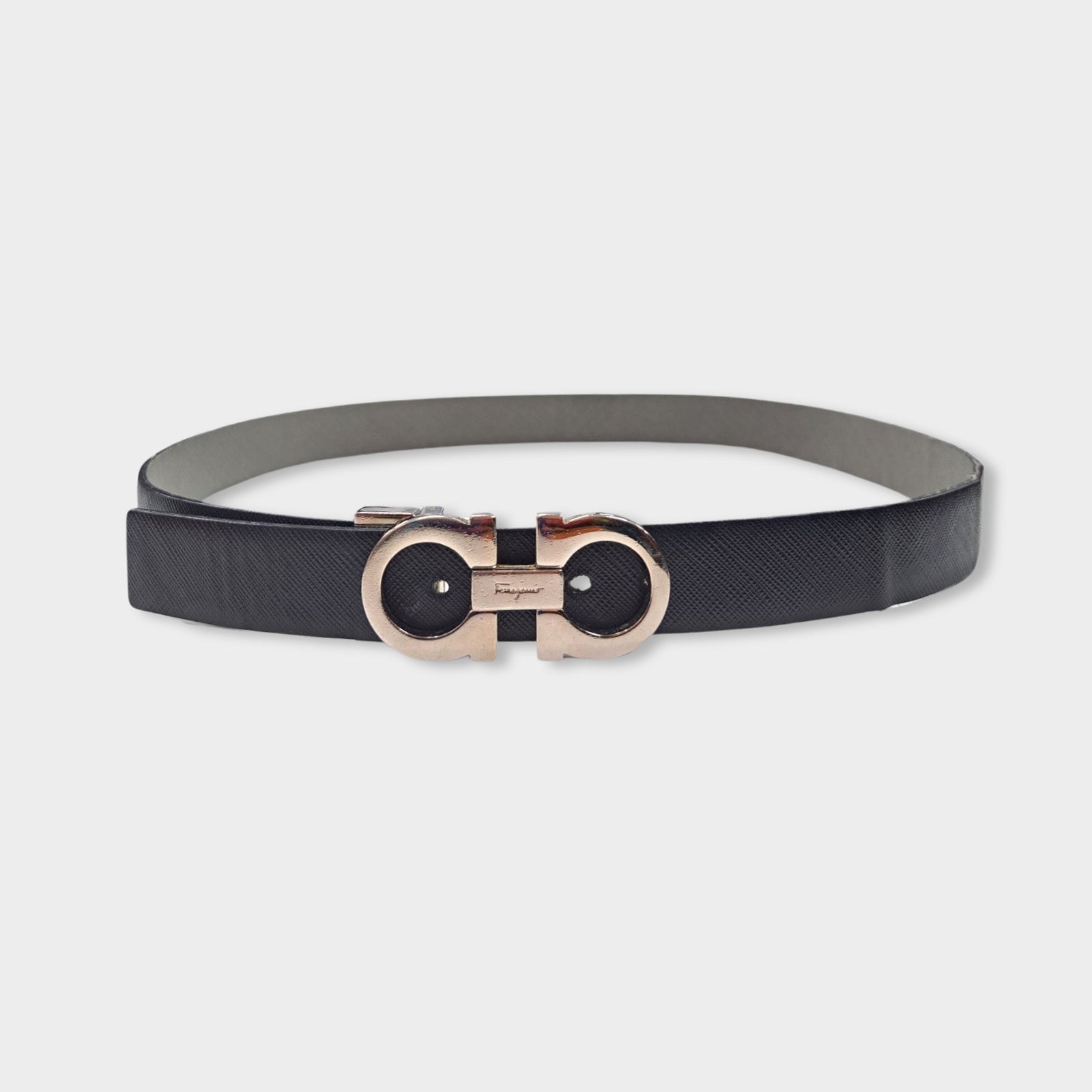 Ferragamo leather outlet belt