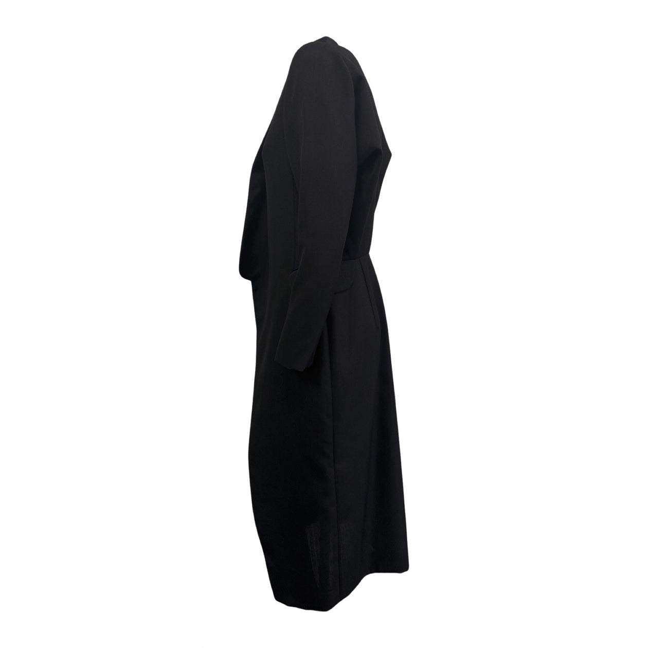 Saint Laurent Hooded Jumpsuit in Noir
