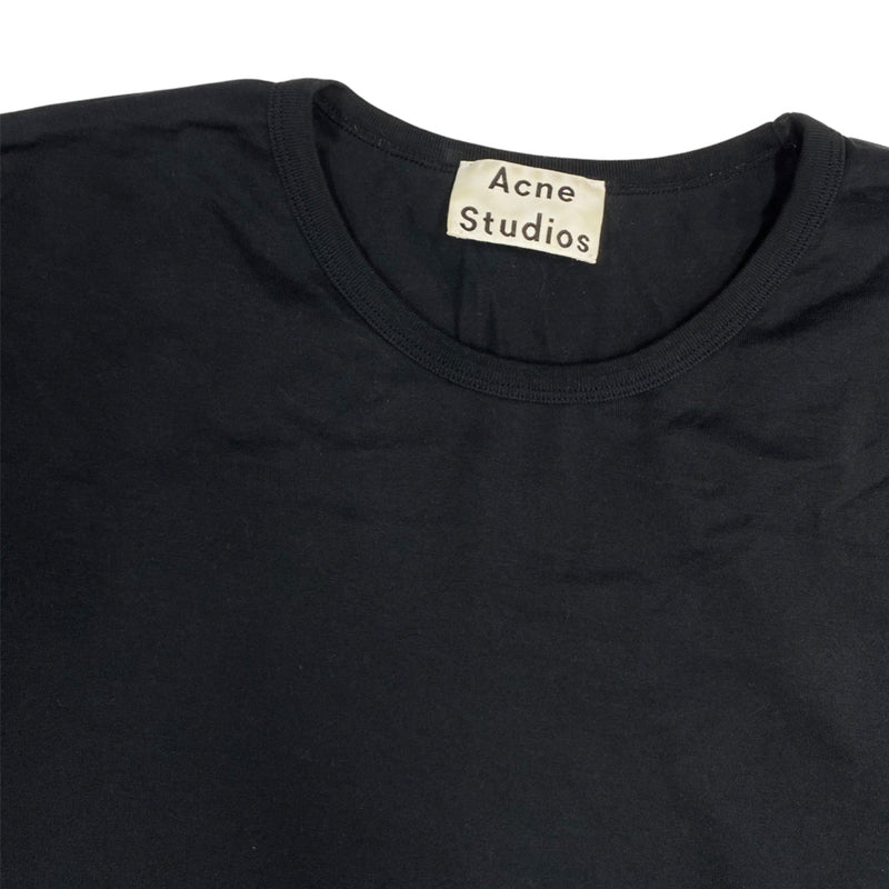 pre-owned ACNE STUDIOS black cotton T-shirt | Size L