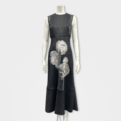 pre-loved ALEXANDER MCQUEEN black silk dress | Size IT42