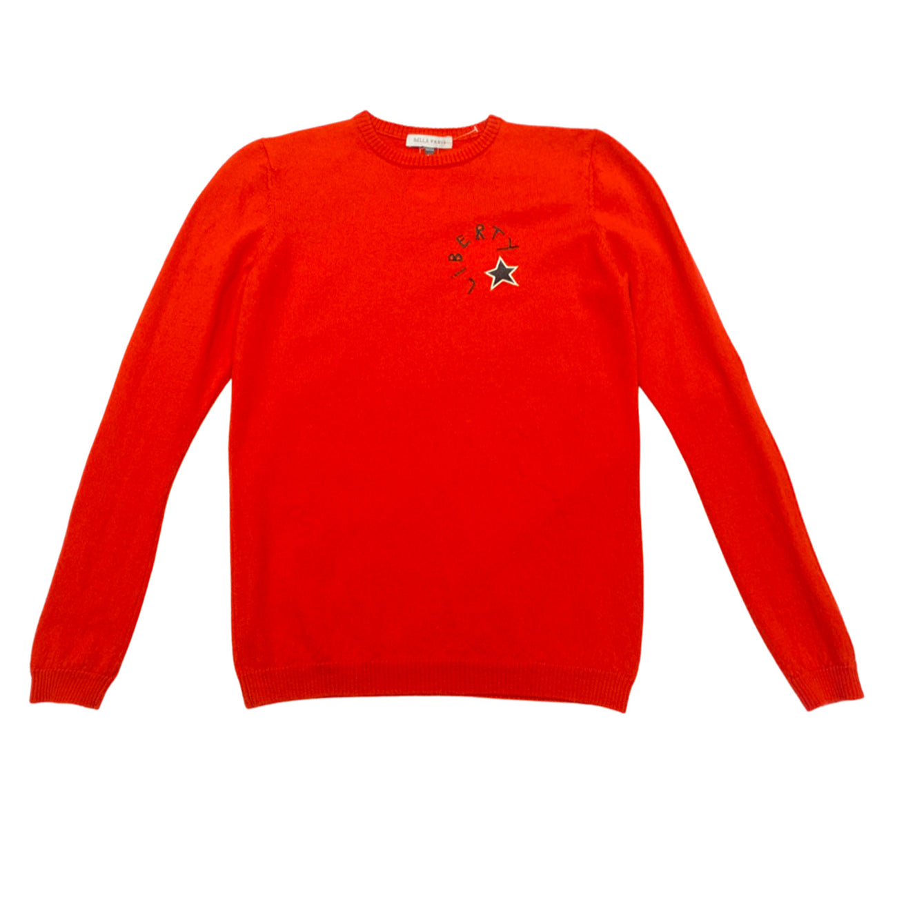 BELLA FREUD red star logo woolen jumper Loop Generation