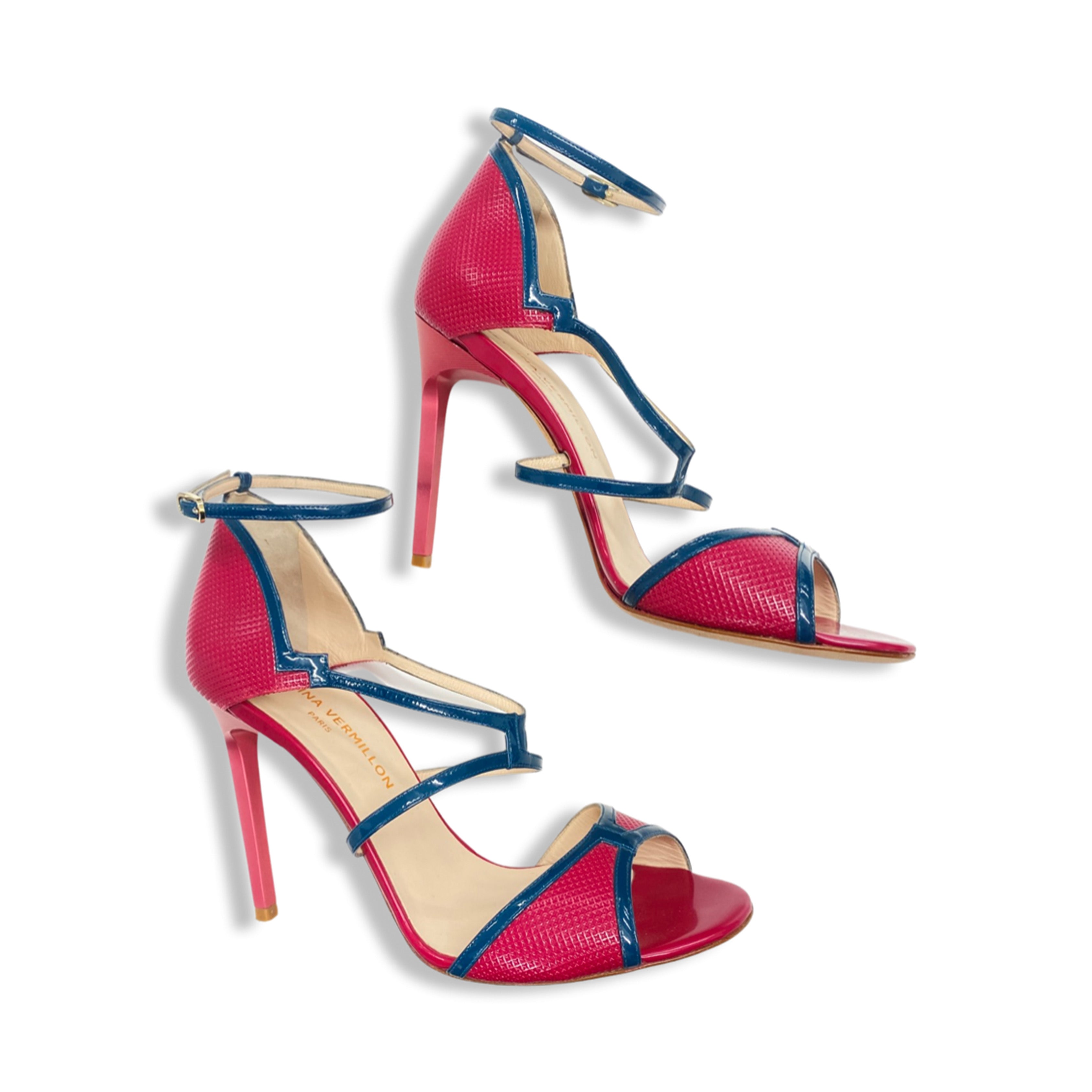 Raspberry heels sale