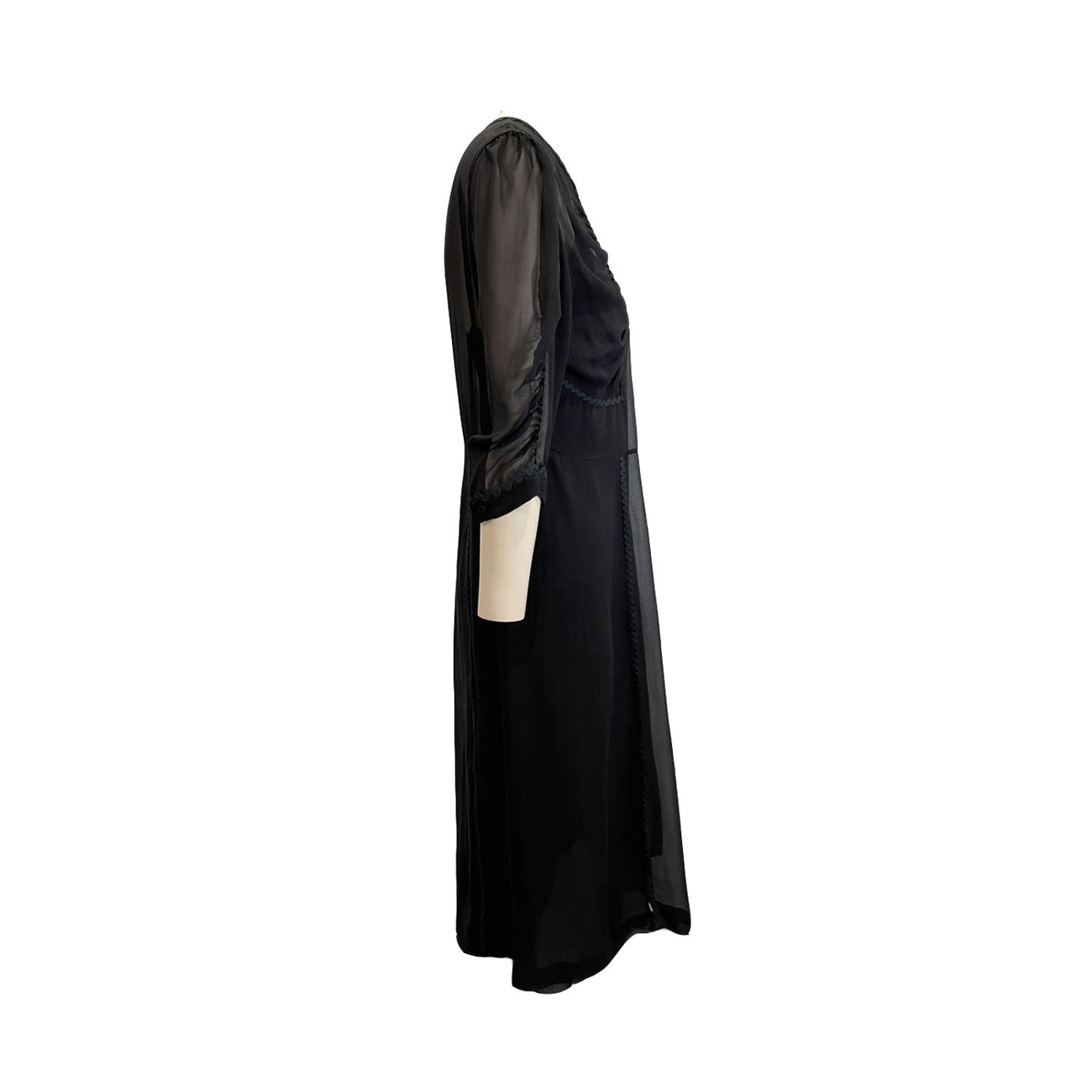 Bottega Veneta black mid-length dress – Loop Generation