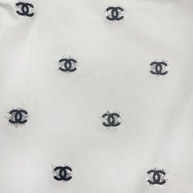 pre-owned CHANEL white elasticated top | Size FR38