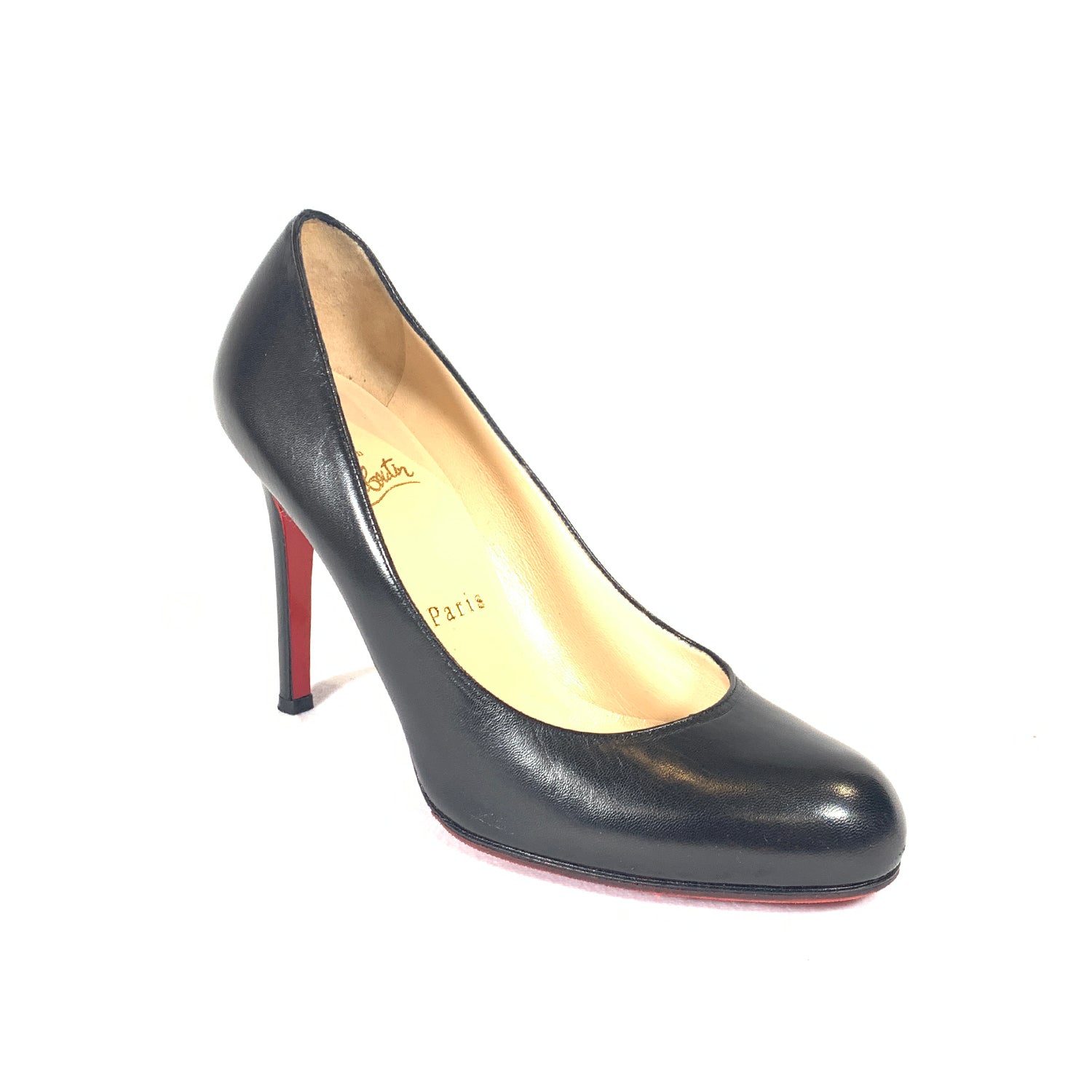 Christian Louboutin classic black leather pumps Loop Generation