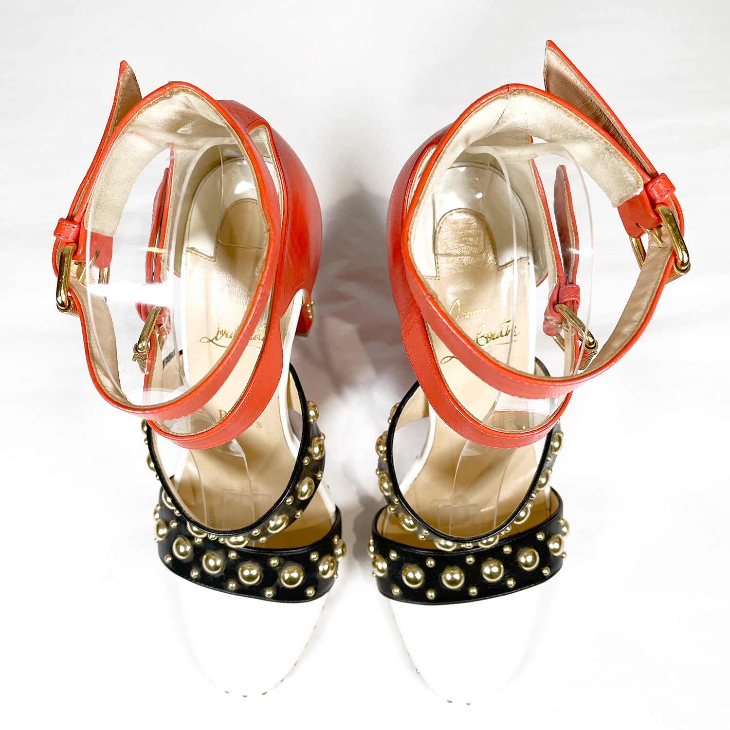 Christian louboutin high outlet heel sandals