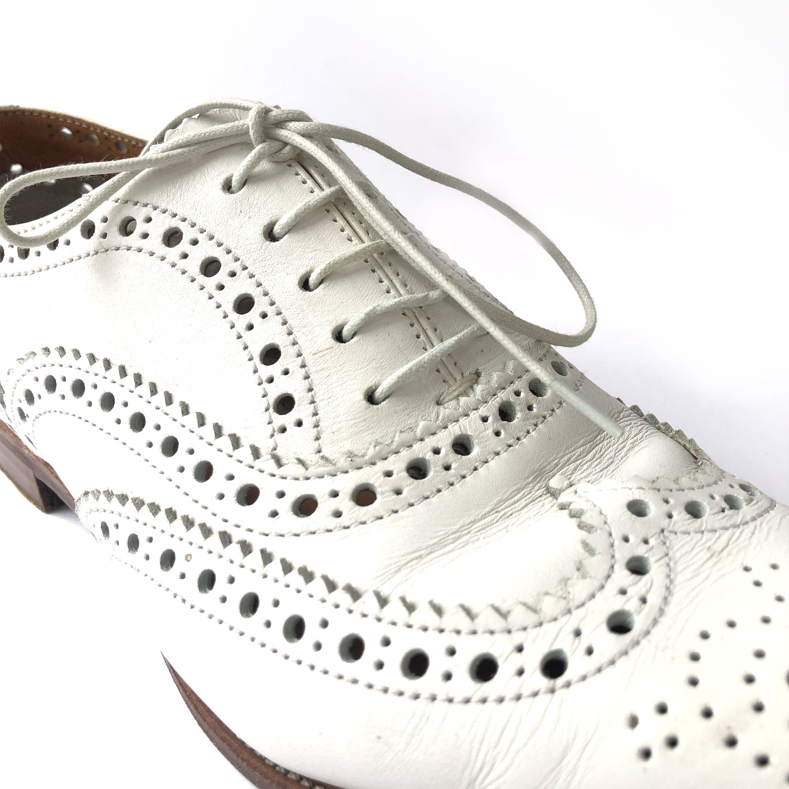 CHURCH'S Burwood off-white leather lace up loafers – Loop Generation