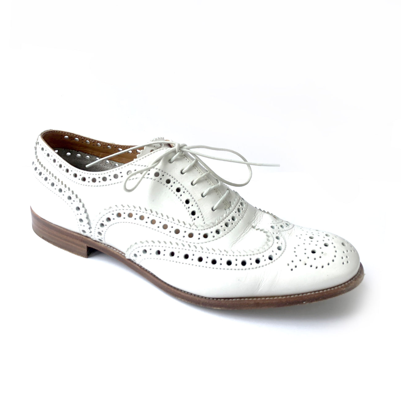 CHURCH'S Burwood off-white leather lace up loafers – Loop Generation