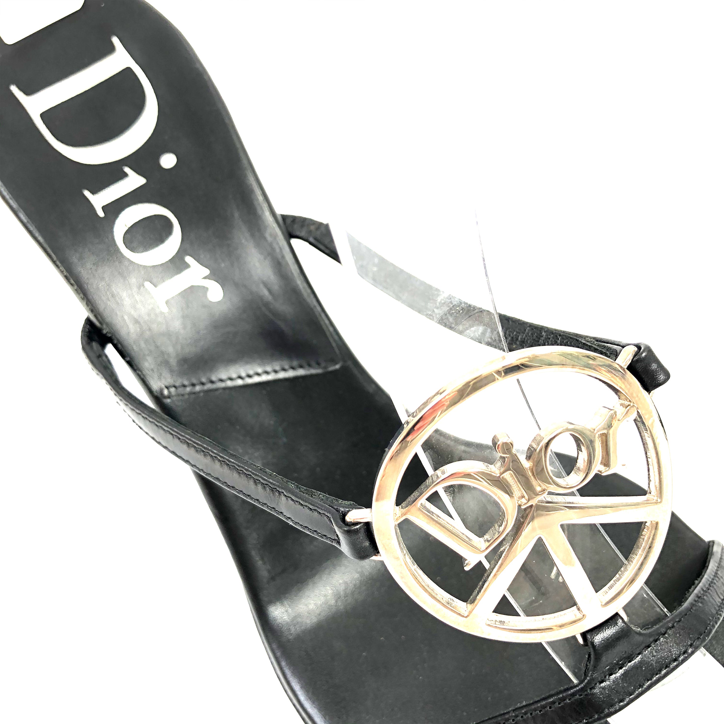 Christian Dior Black Sandal Mules Pumps With Art Lace Details - Etsy