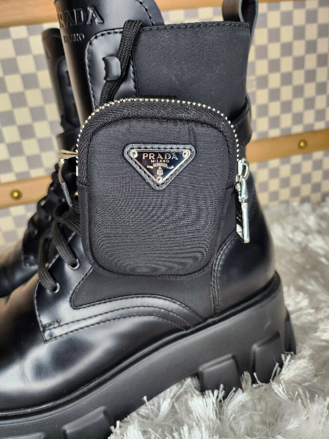 Black prada clearance boots