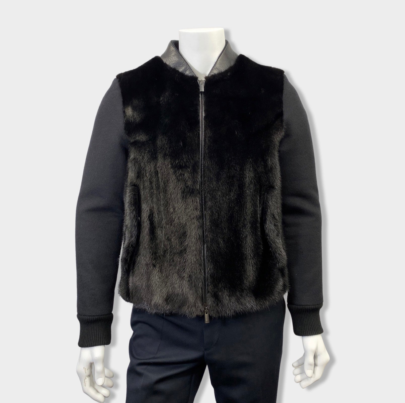 Fendi fur cheap bomber jacket