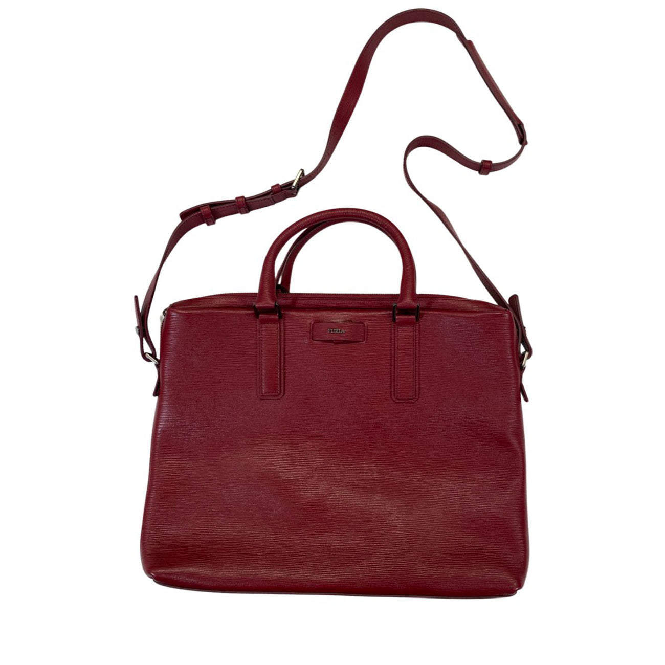 Furla Red Leather Handbag