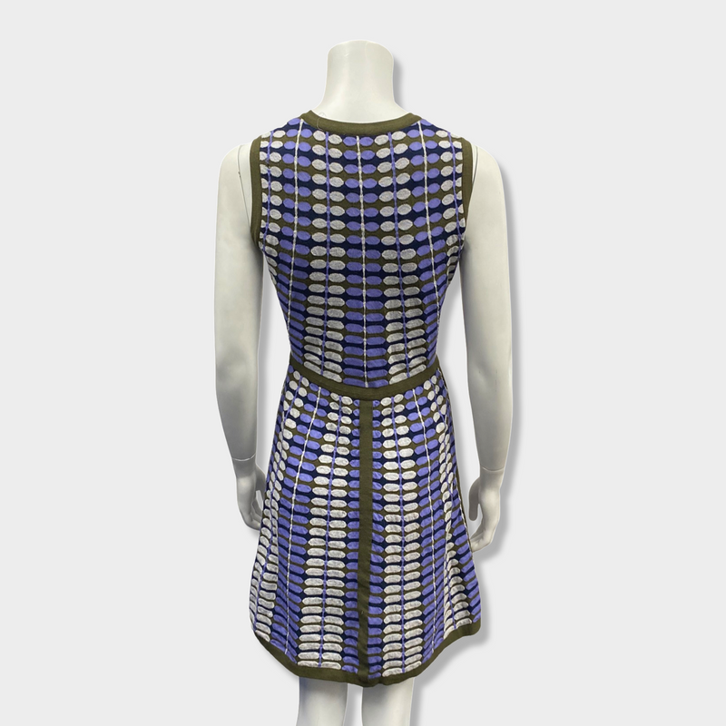 M MISSONI geometric pattern sleeveless dress