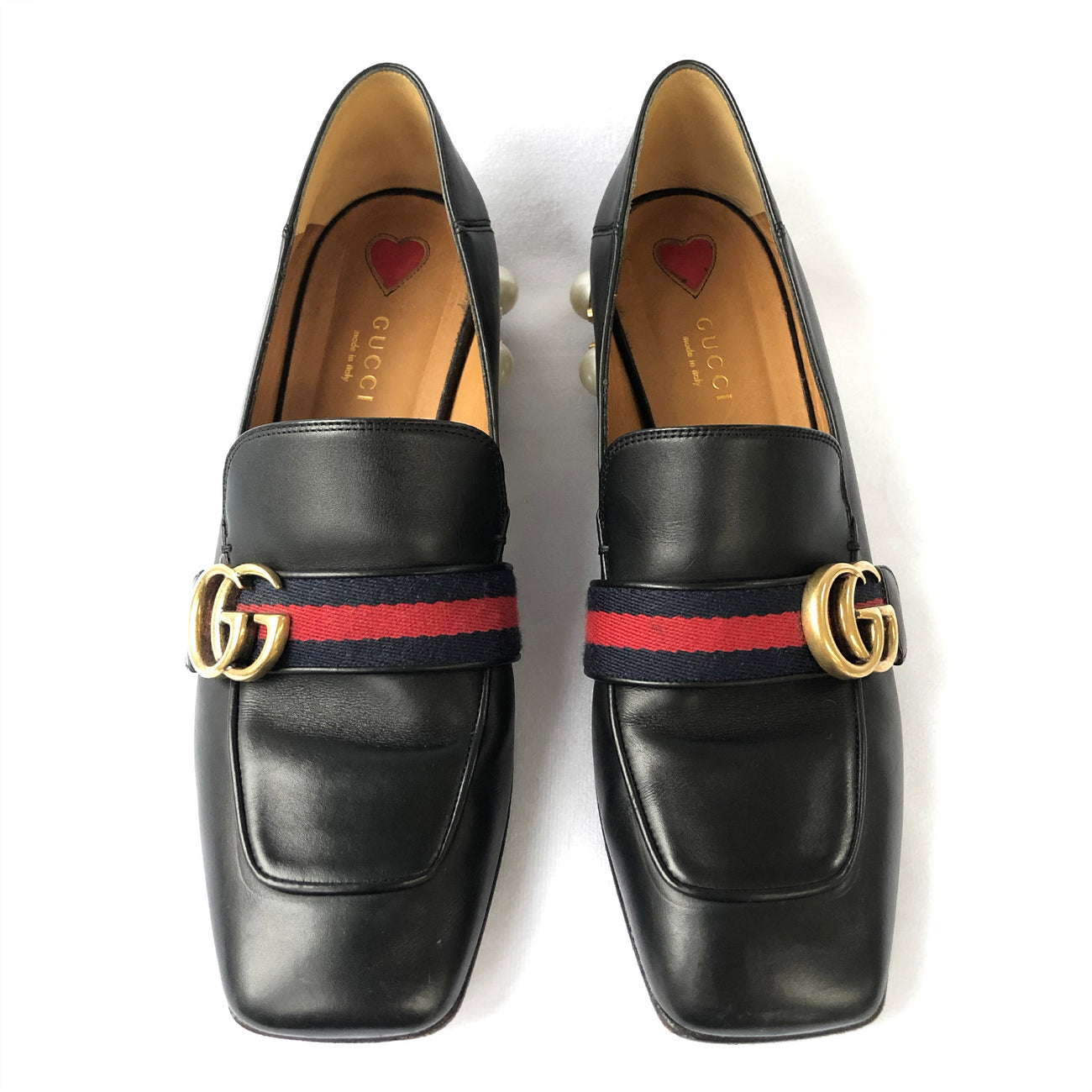 Gucci peyton pearl on sale loafer