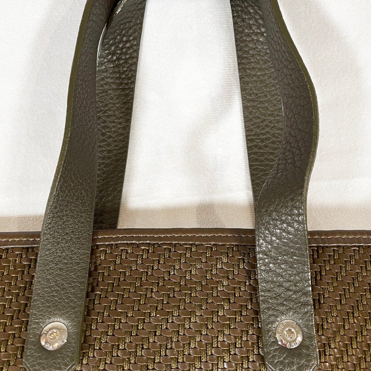 In-the-loop leather tote Hermès Brown in Leather - 33769565