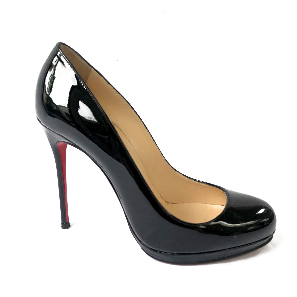 Patent Leather Platform Pumps in Black - Christian Louboutin