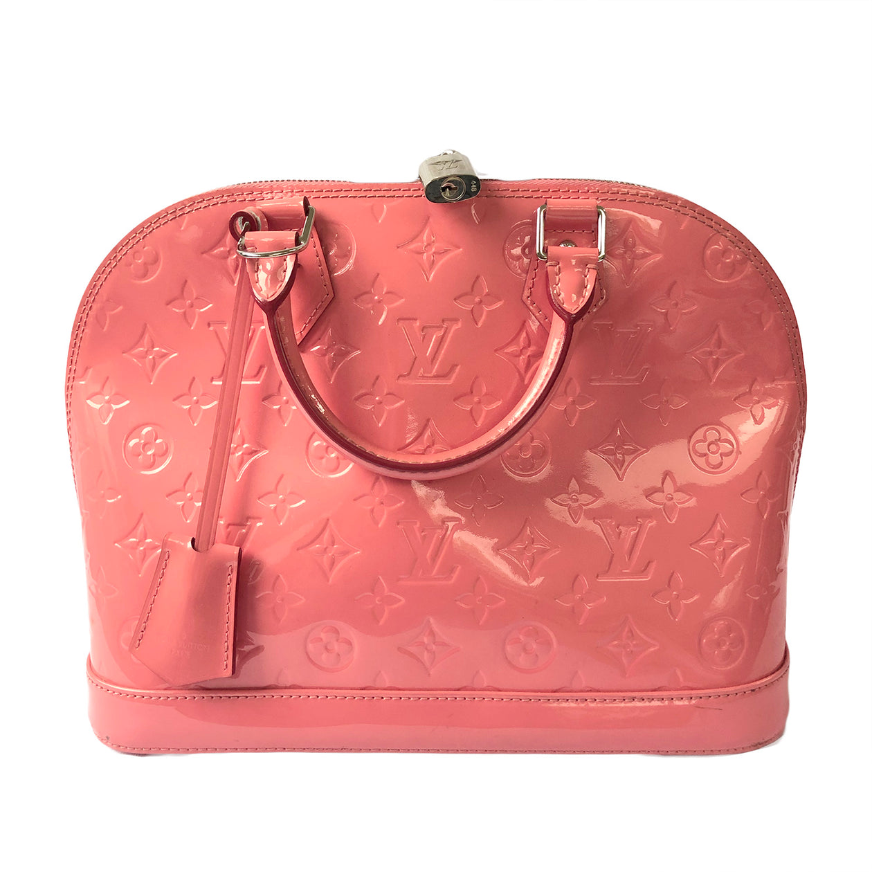 LOUIS VUITTON, Alma PM in pink patent leather For Sale at 1stDibs  louis  vuitton pink patent leather purse, pink patent leather louis vuitton bag,  lv alma patent leather