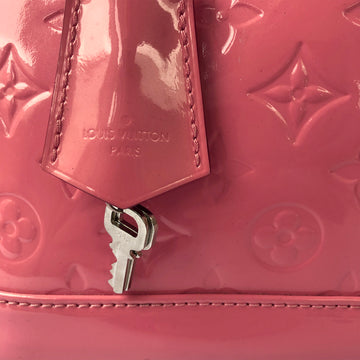 Louis Vuitton - Authenticated Alma Bb Handbag - Patent Leather Pink for Women, Never Worn