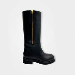 pre-loved MARNI black leather boots | Size EU39 UK6