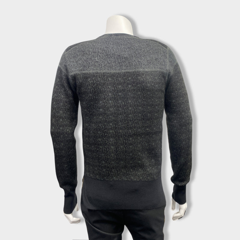 ALEXANDER MCQUEEN grey woolen jumper