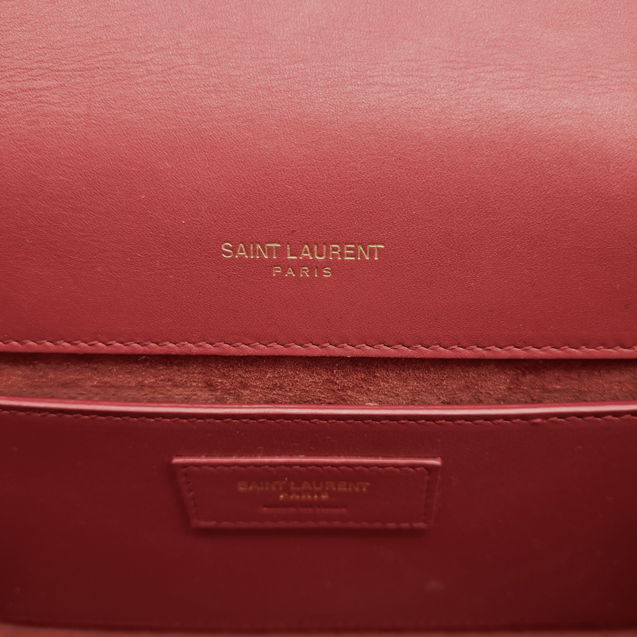 Saint Laurent Red Leather Medium Kate Tassel Shoulder Bag Saint Laurent  Paris