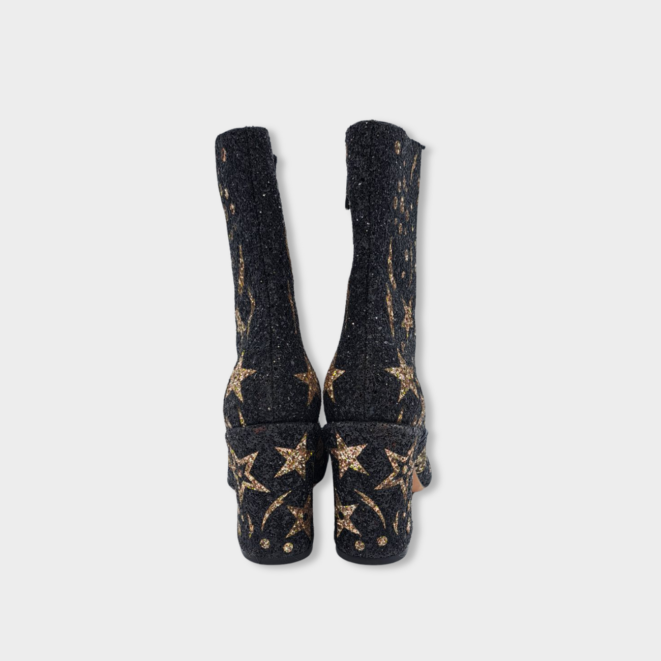 DIOR D-Circus black and gold sparkle boots – Loop Generation