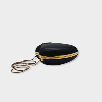 Saint Laurent Heart Chain Shoulder Bag - Black Crossbody Bags, Handbags -  SNT281414