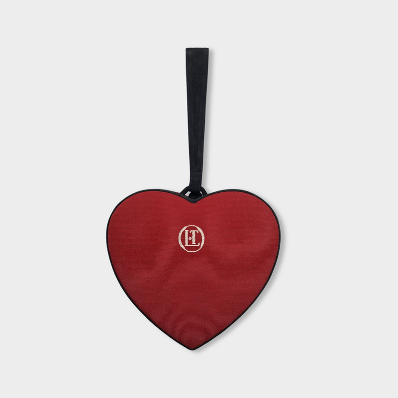 OLYMPIA LE-TAN red and black heart handbag