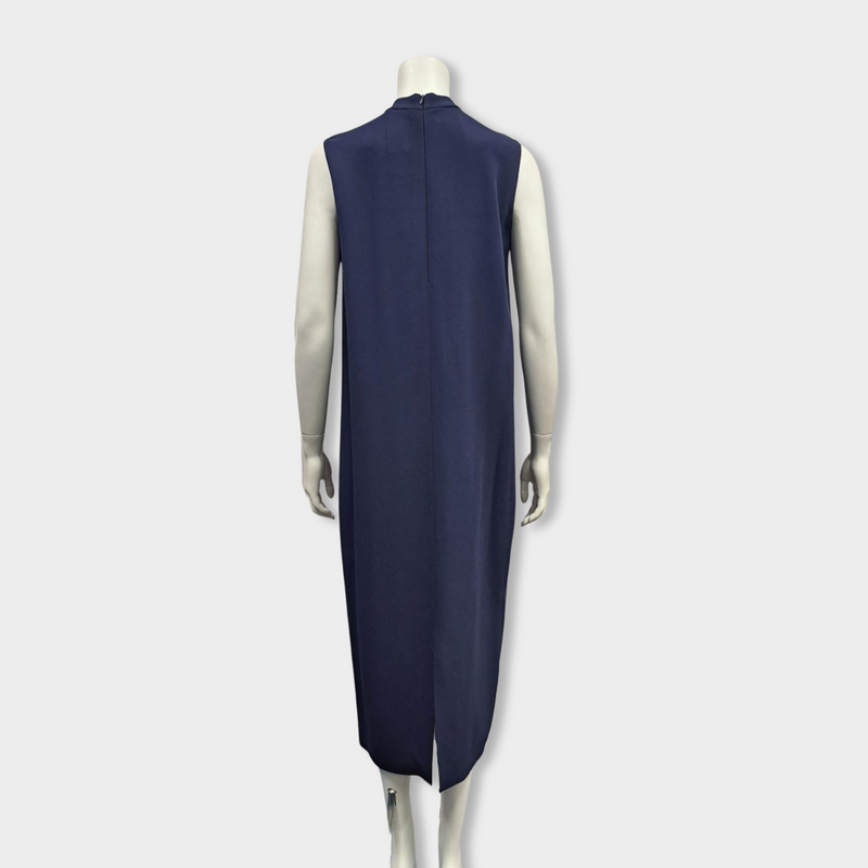 THE ROW navy dress