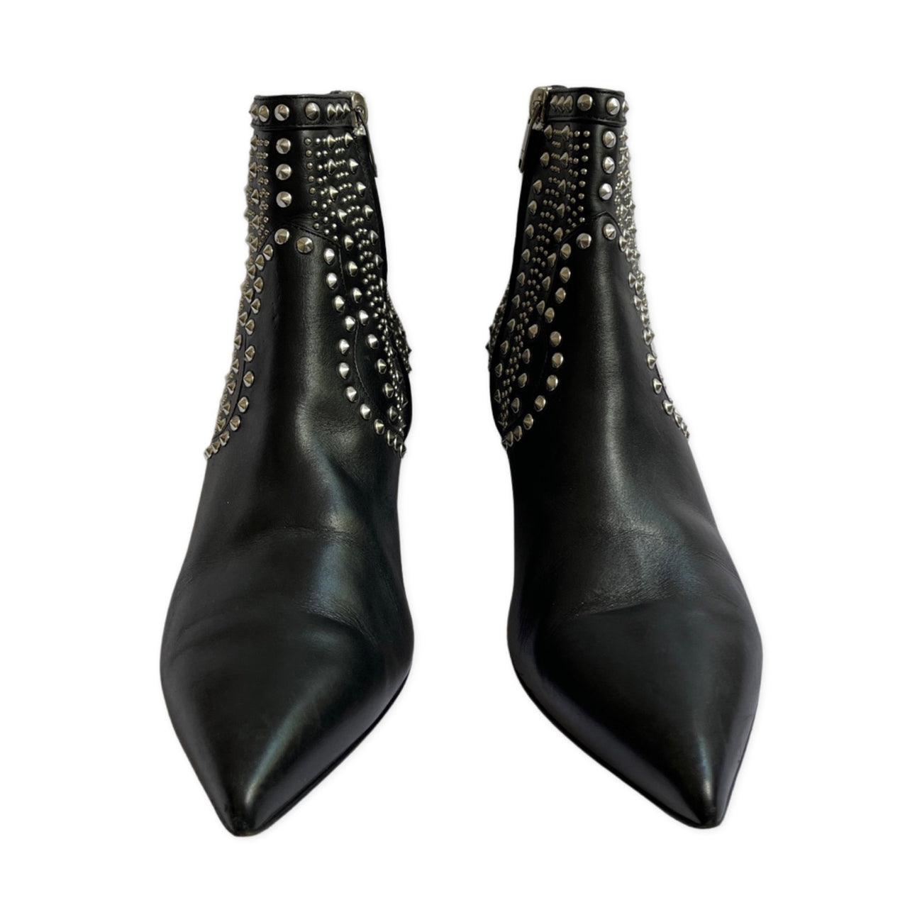 Saint laurent kitten sales heel boots